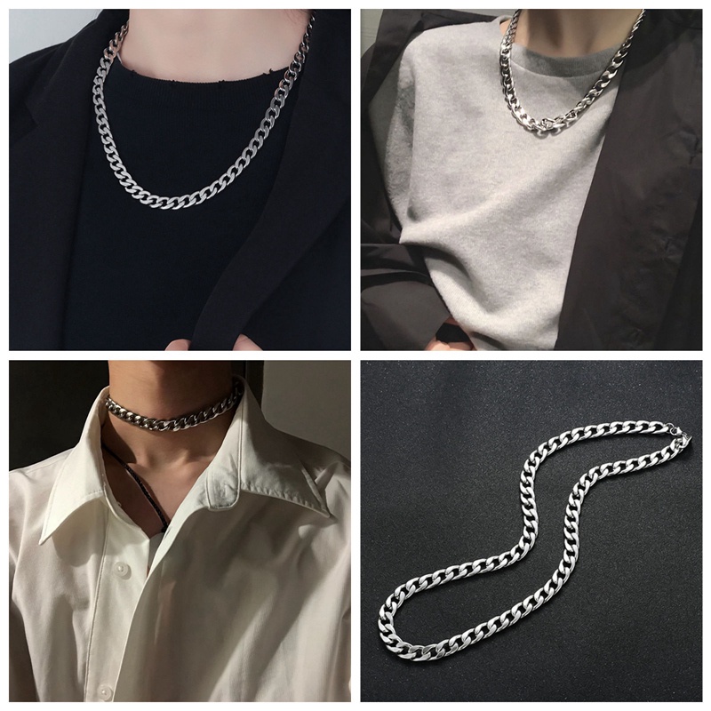 Kalung Rantai Tebal Gaya Hip Hop Untuk Pria Dan Wanita