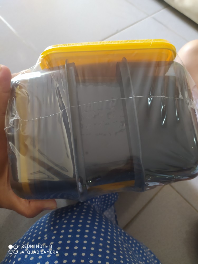 Calista Otaru Smoke Isi 14 Pcs (7 Set) / Toples Plastik / Tempat Makanan / Container /  Warna Kuning