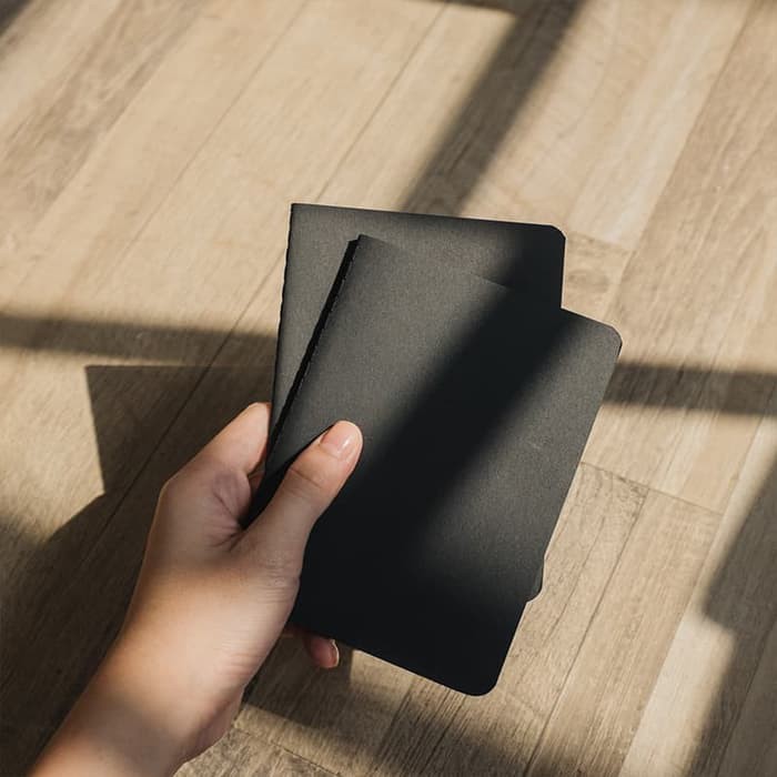 

Jual Buku Tulis Polos Black Paper Plain Notebook A6 Kertas Hitam Langka Murah