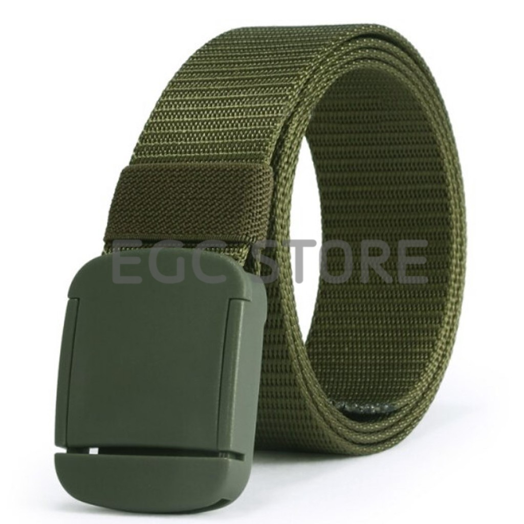 IKAT PINGGANG NYLON CANVAS / TACTICAL ARMY MILITARY / ANTI METAL DETECTOR / CODE:AMC XNL-140