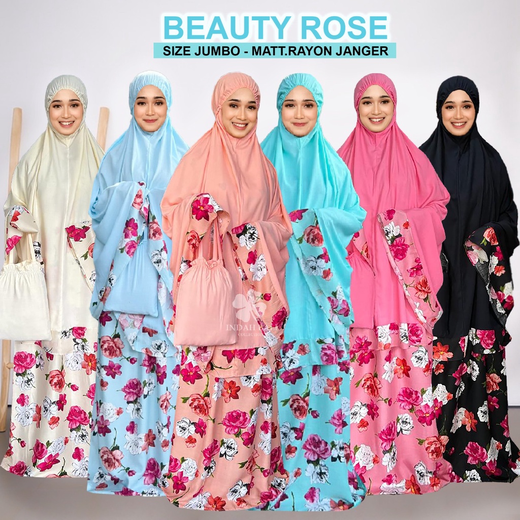 MUKENA BALI JUMBO BEAUTY ROSE BY INDAH BALI/MUKENA BALI JUMBO