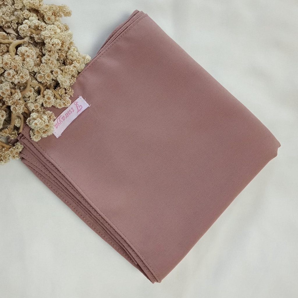 (PART 1)PASHMINA 200x75 SET CADAR/PASHMINA CERUTI SYARI/PASHMINA JUMBO-Rosybrown