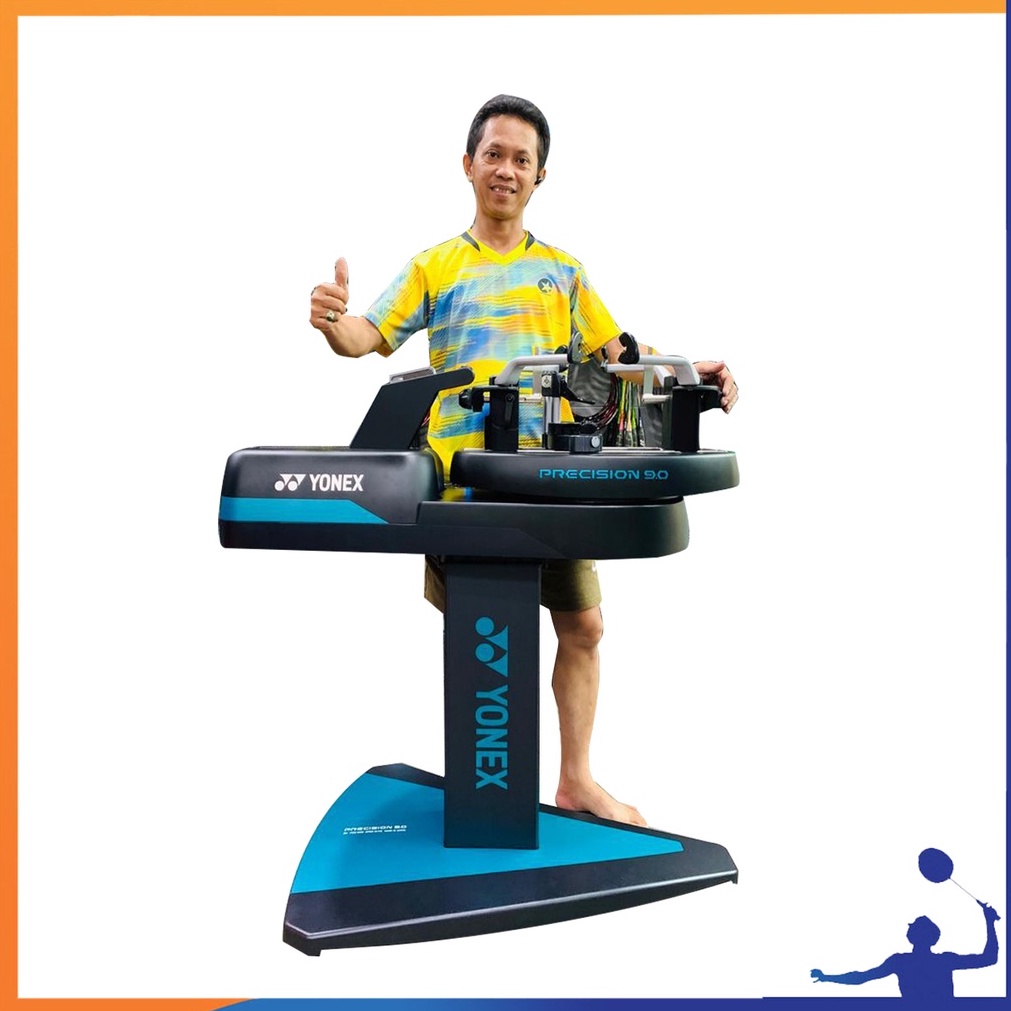 Pasang Senar Mesin Digital Yonex Precicion Raket Badminton