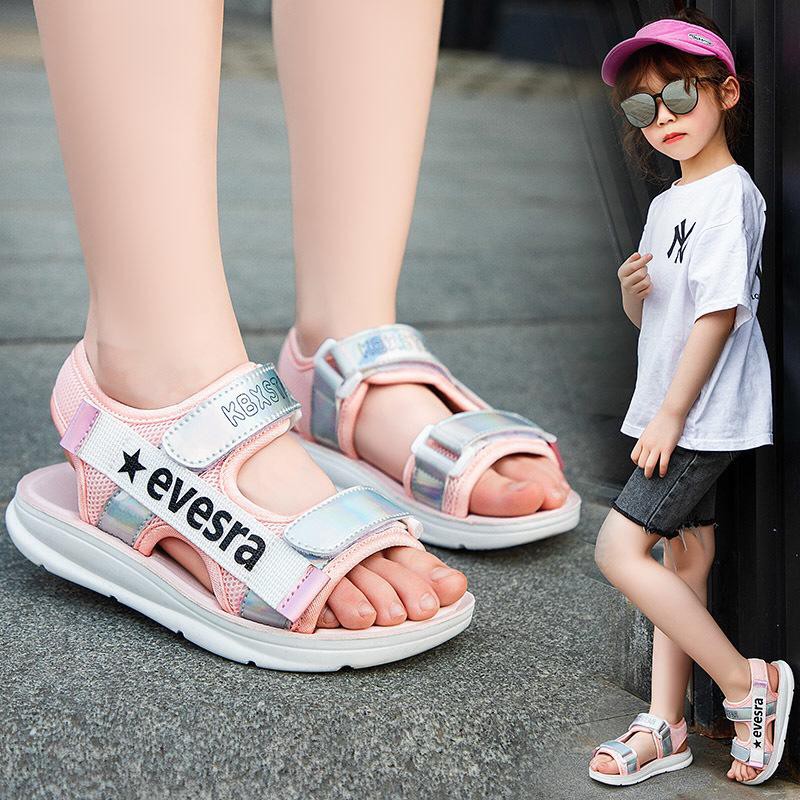 (LOLI-JKT) KBX Sandal anak pesta 26-36 bahan super lembut elastis/party shoes (LOCHIC)