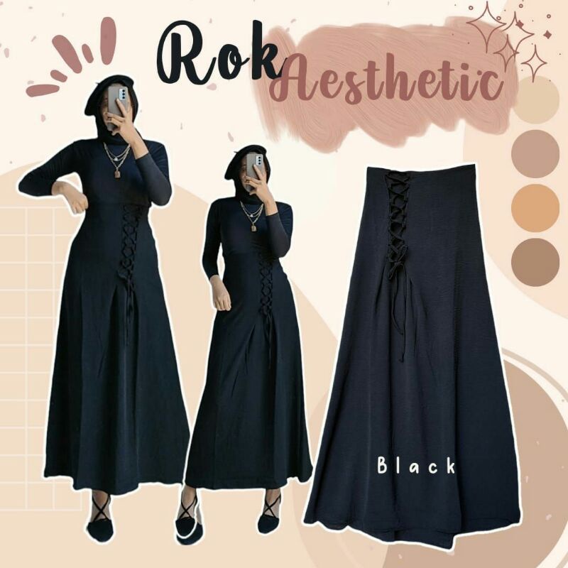 BEFAST - ZRX OOTD Blouse YUERA / ROK AESTHETIC SIMPUL / Alenaa skirt / Bawahan Rok Maxy Wanita / Rok Keluaran Terbaru 2022 / Trendy / Fashion Rok Ala Korean Style Wanita / Outfit Hangout Wanita Modis / Rok Serut Polos Casual / Terlaris