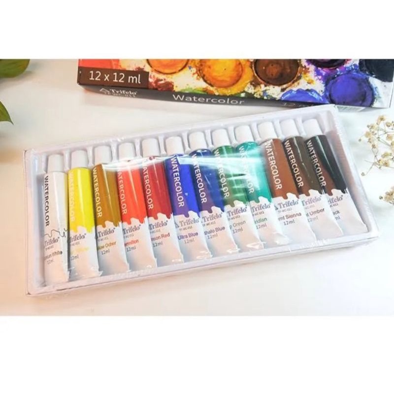 

Trifelo Watercolor Cat air Ukuran 12x12ml