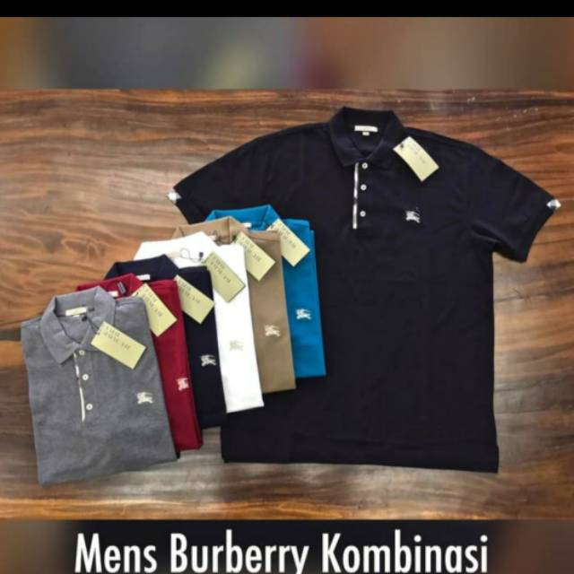 Polo Shirt BURBERRY lengan kombinasi MIX