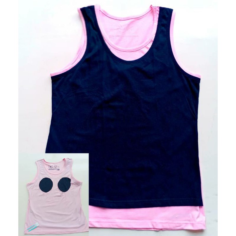 My Queena Singlet Menyusui Dongker-Pink