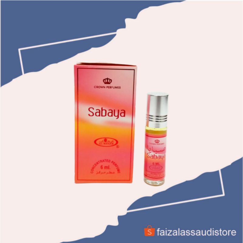 PARFUM AL REHAB 6ML AROMA SABAYA 100% ORIGINAL