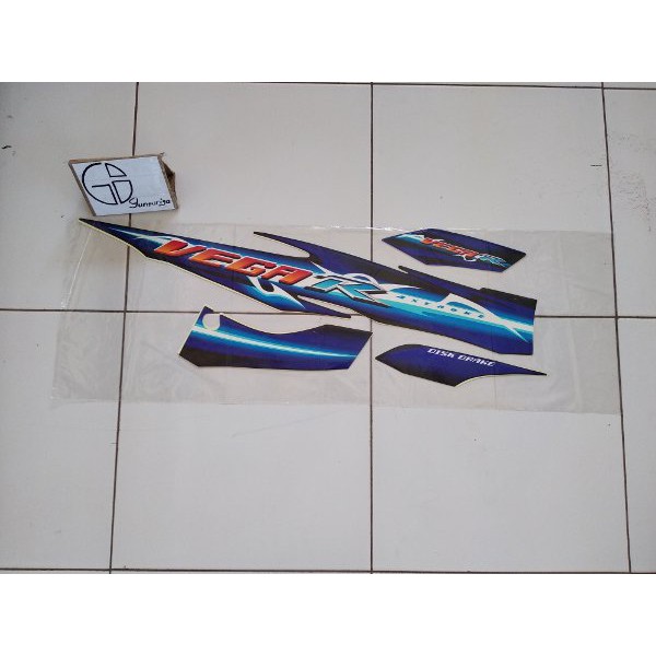Striping Yamaha Vega R New 2007 2008 Hitam Biru