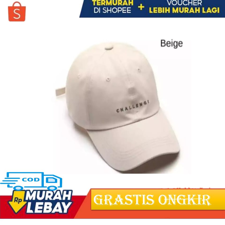 topi baseball pria original distro Challenge Kekinian Murah Bordir Gaya Korea