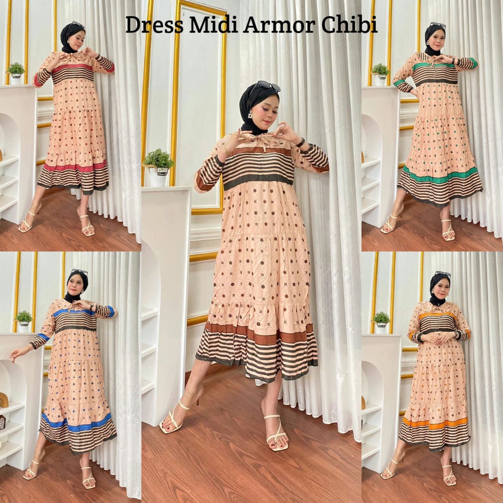 Dress Armor cibi Viral Dress Armor midi