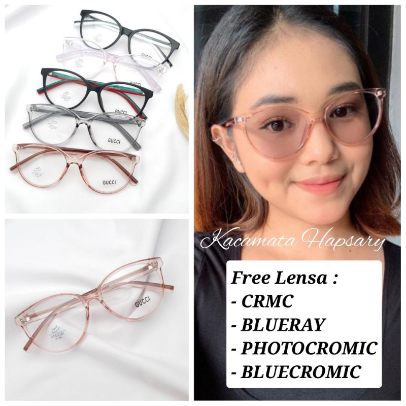 FRAME KACAMATA WANITA 8265 GRATIS LENSA ANTI RADIASI |  KACAMATA MINUS | KACAMATA PLUS &amp; ANTI UV