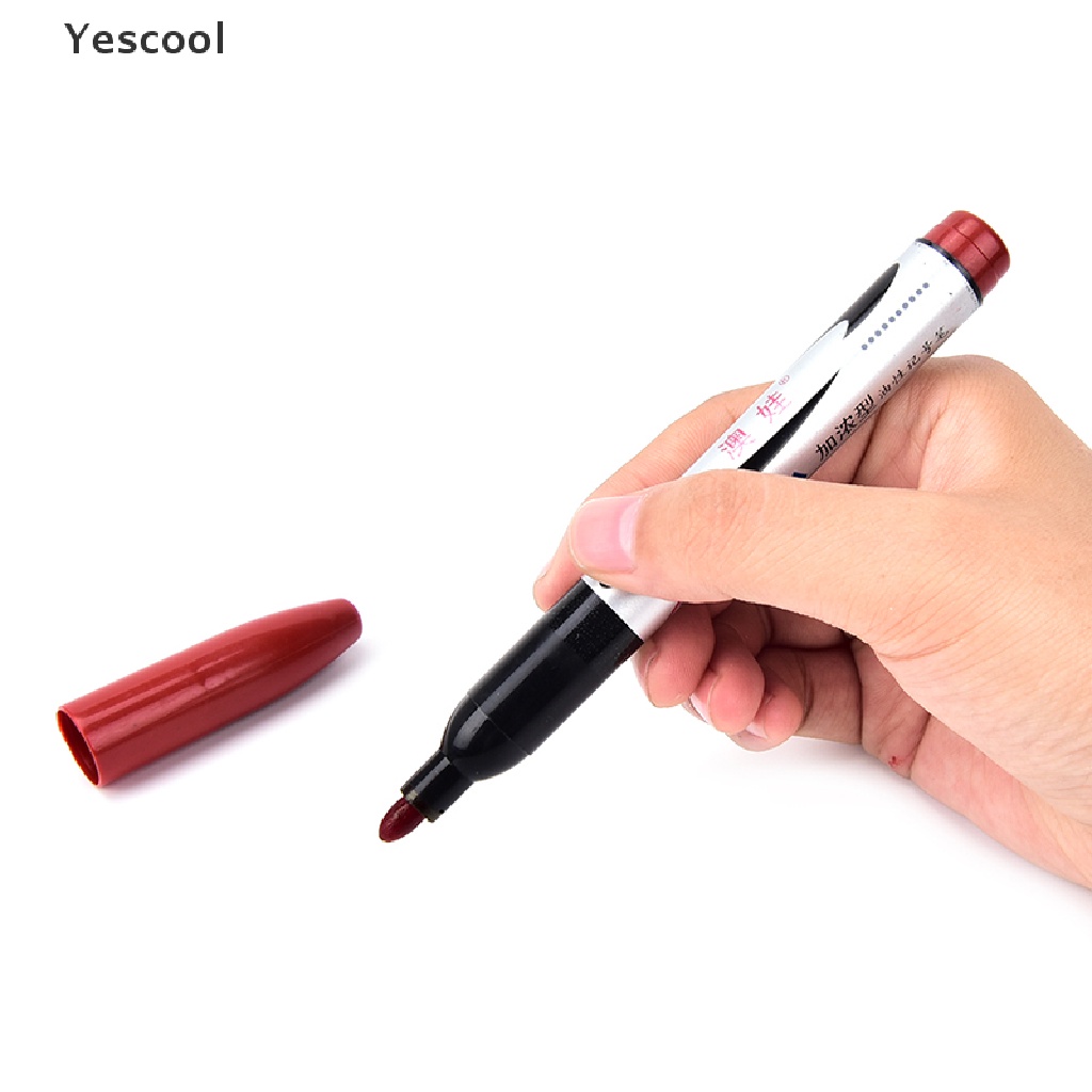 Yescool 1Pc Pen Marker Tinta Minyak Super Halus Untuk Gambarlukis Poster