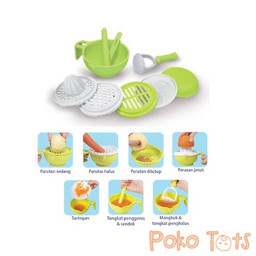 Baby Safe Multi Food Grinding Set Pembuat Makanan Bayi Food Maker WHS