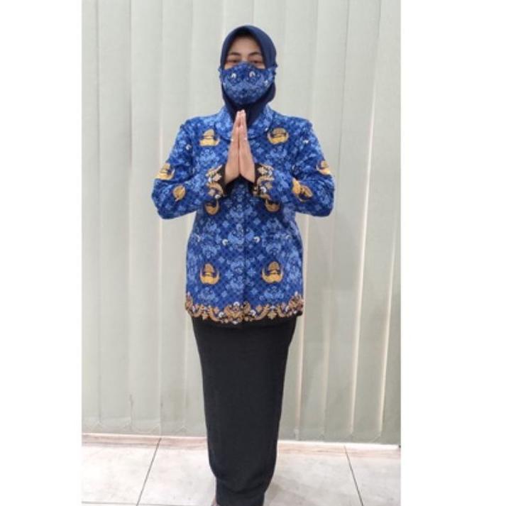 {KBA.10Jn22ᵟ} baju korpri wanita bahan katun C40s / Korpri wanita2022/seragam korpri Korpri murah/ba