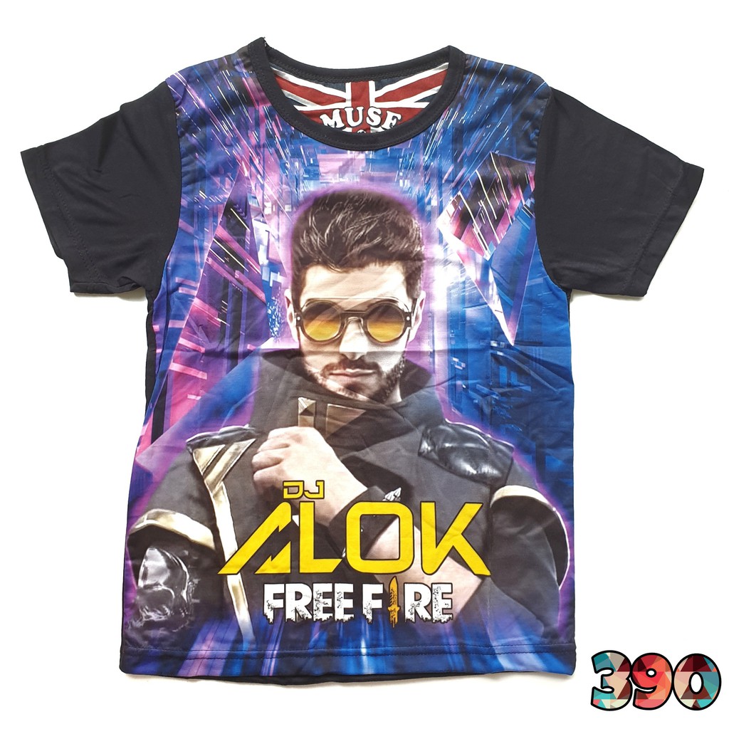 Muse Kaos Anak Laki motif Free Fire