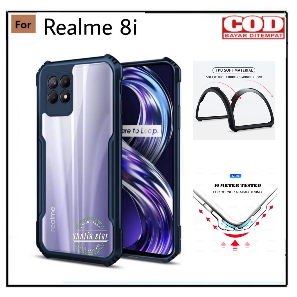 CASE REALMI 8i SOFTCASE SHOCKPROOF TRANSPARAN CAMERA PROTECT CASING