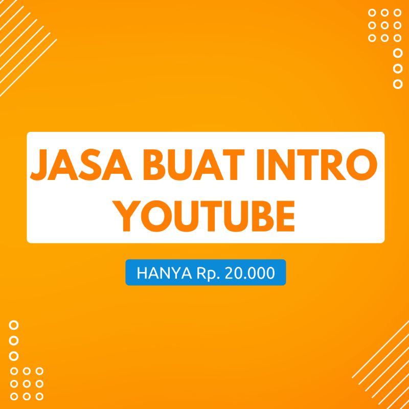 jasa pembuatan intro youtube