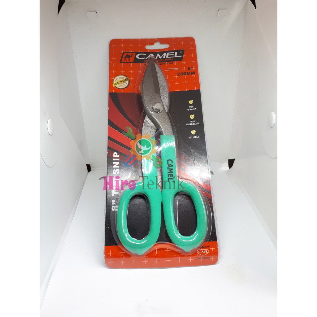 

CAMEL Gunting Seng / TIN SNIP / Gunting Kawat / Gunting Plat 8 Inch