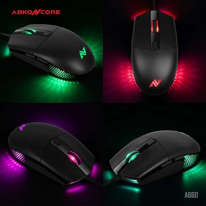 ABKONCORE GAMING MOUSE A660 RGB |  Pixart PMW 3325 | Omron | 10.000DPI