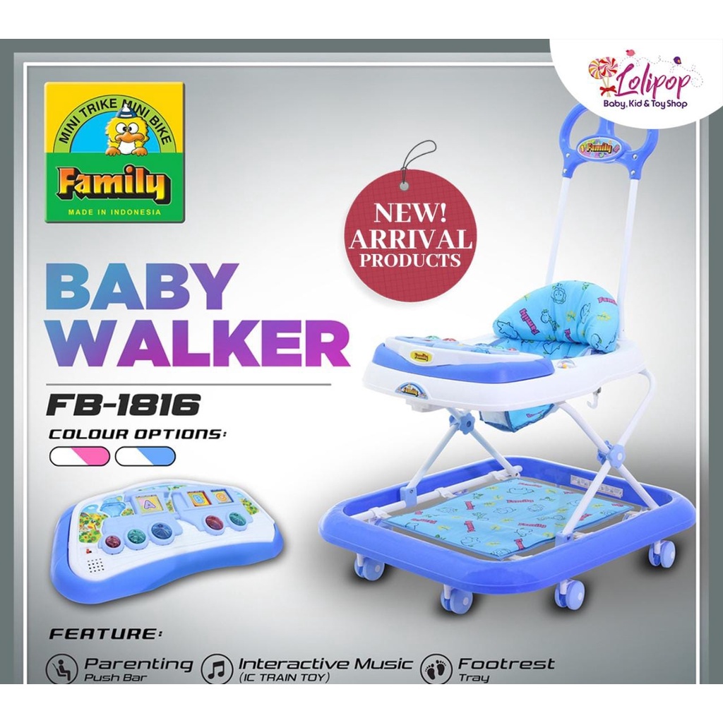 FAMILY BABY WALKER 1816