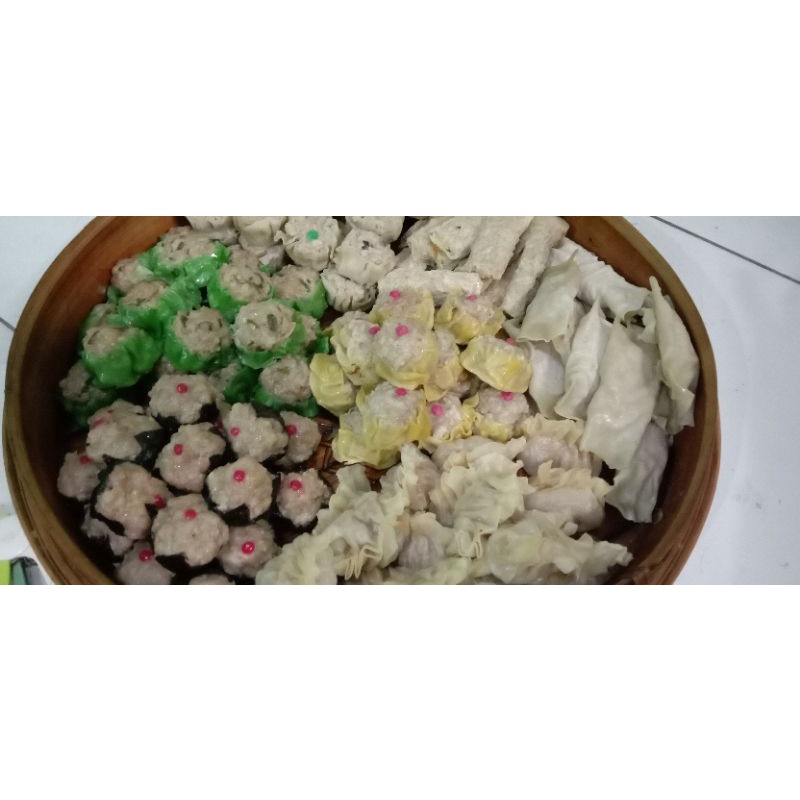 

paket usaha 100pcs dimsum mix premium dengan menu varian lengkap