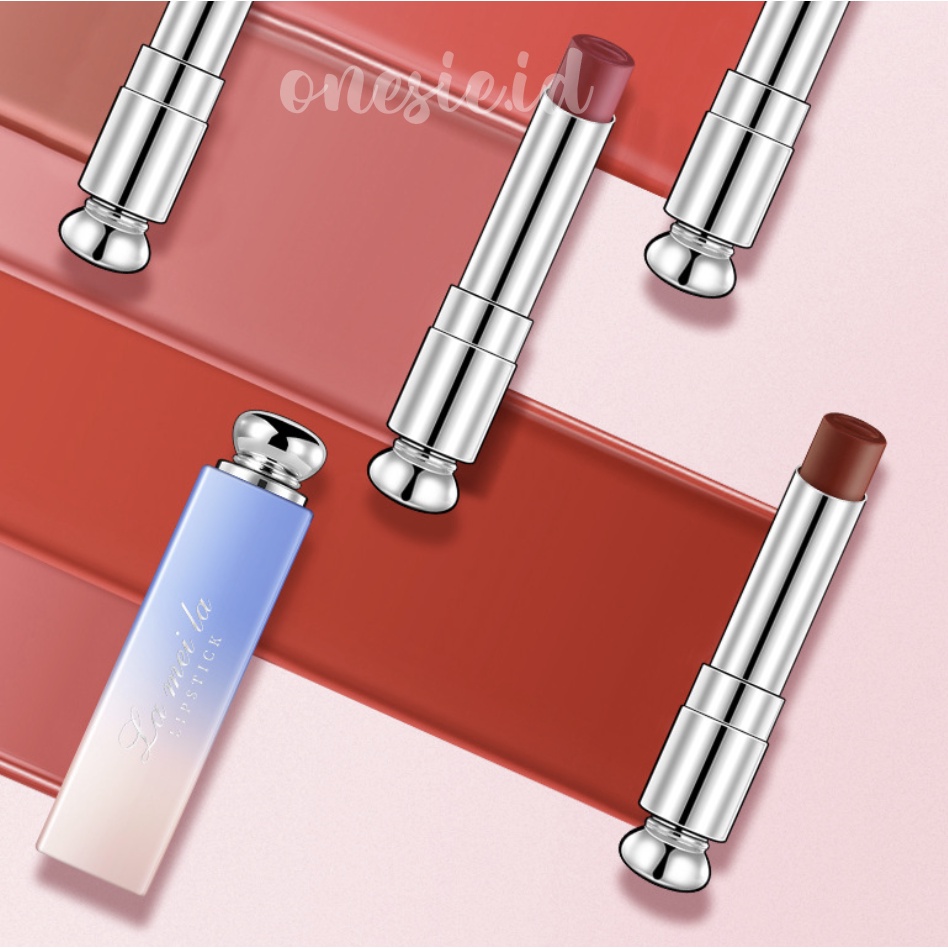 LAMEILA Bright Pink Lipstick Gradient 8 Warna Lipstik Waterproof LA089 1008