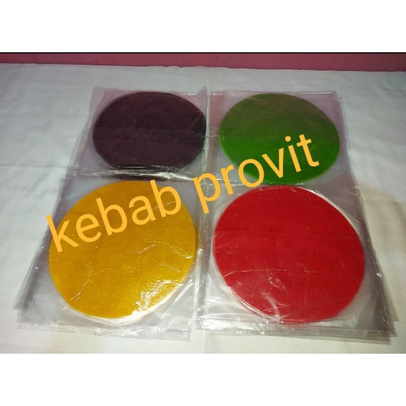PRODUK BARU TORTILA/KULIT KEBAB WARNA WARNI