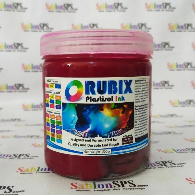 

TINTA SABLON PLASTISOL RUBIX DARK MAGENTA MAGENTA TUA 500GR