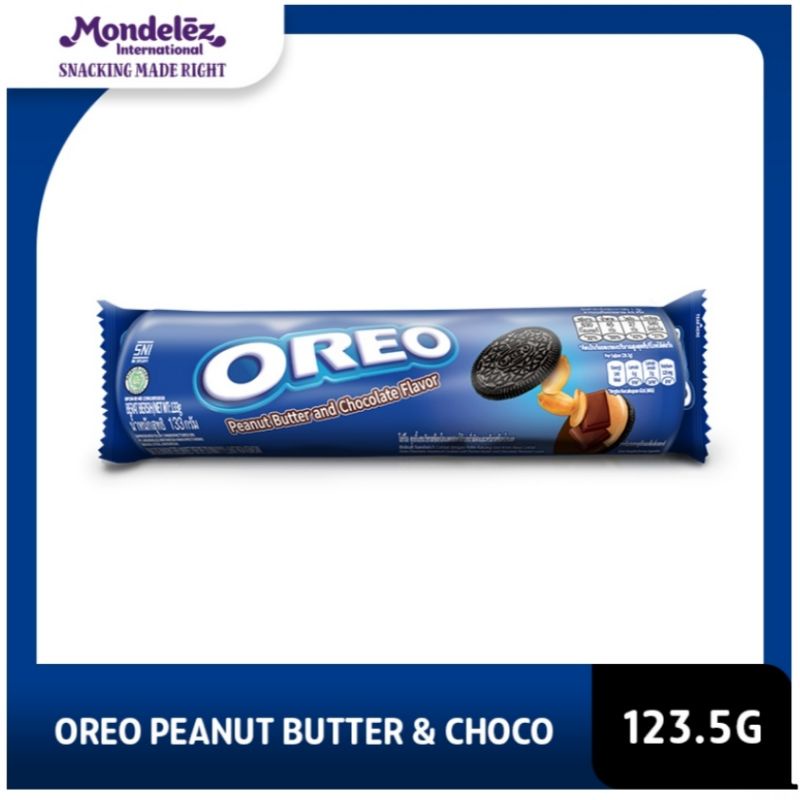 

OREO Biskuit Peanut Butter & Choco 123,5 g