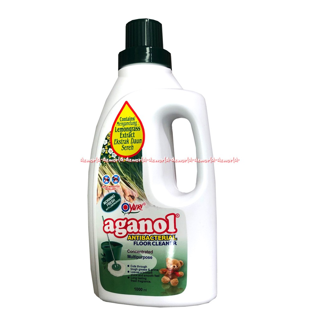 Yuri Aganol Antibacterial Floor Cleaner 1L Lemongrass Daun Sereh