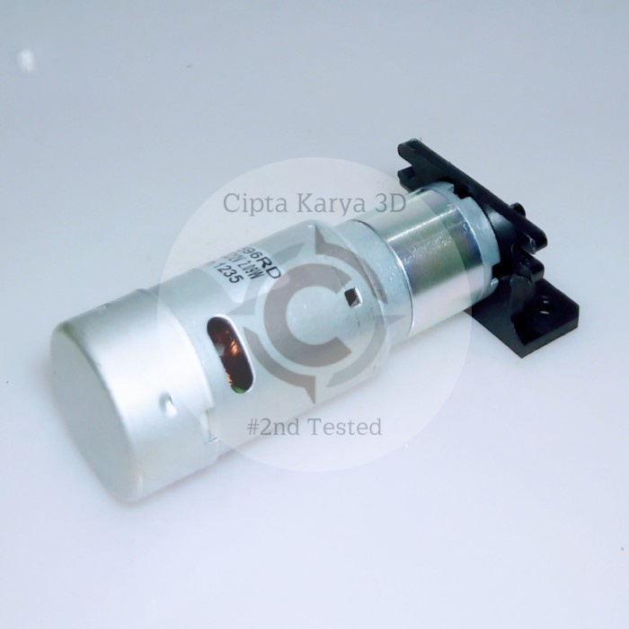 Gear Motor DC 12V 2.09W Shaft Diameter: 4mm Length: 80mm AA991-1596RD