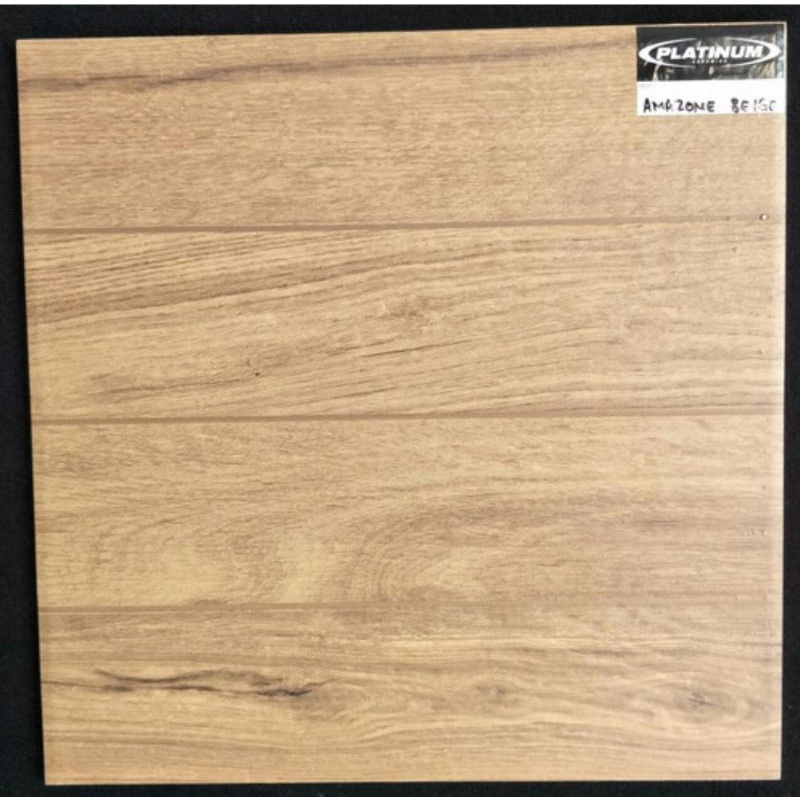 keramik 40x40 lantai dinding kasar matt kayu platinum amazone beige