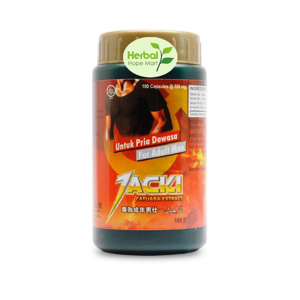 Jacki - Membangkitkan Vitalitas Pada Pria - 100 Kapsul