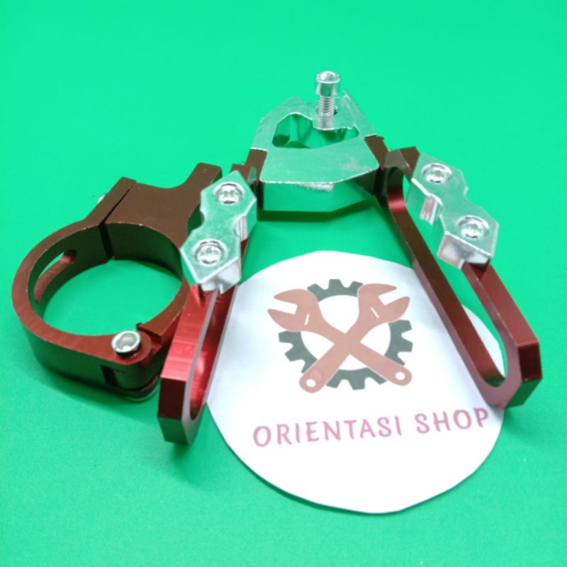 kleman selang rem model V Bakaran universal beat vario scoopy Mio Nmax dll