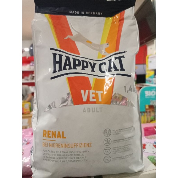 Makanan kering kucing HAPPY CAT vet Renal 1kg happy cat