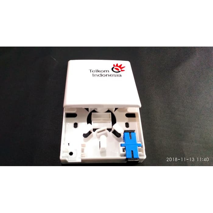 Roset 2 Core Logo Telkom 1 Adapter SC UPC Fiber Optik [𝗛𝗶𝗴𝗵 𝗤𝘂𝗮𝗹𝗶𝘁𝘆]