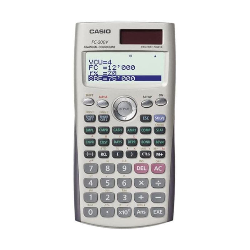 

kalkulator Casio FC-200V ORIGINAL FINANCIAL CALCULATOR FINANCE.