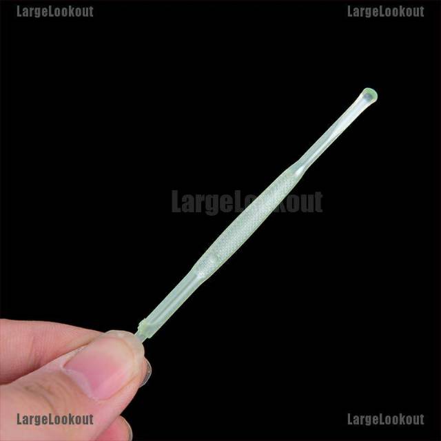 LZ.C42 Earpick stainless atau plastik 2in1. Korek kuping. Alat pembersih kotoran telinga