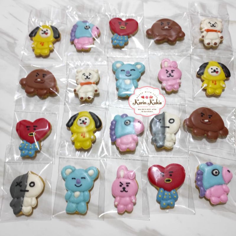 

Kukis Hias, Kukis Karakter BT21 (min. 5 pcs)