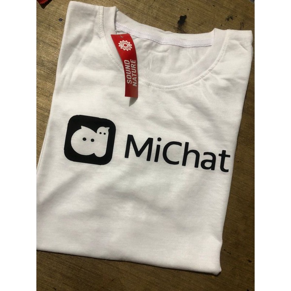 kaos distro michat / t-shirt kaos michat sablon digital print