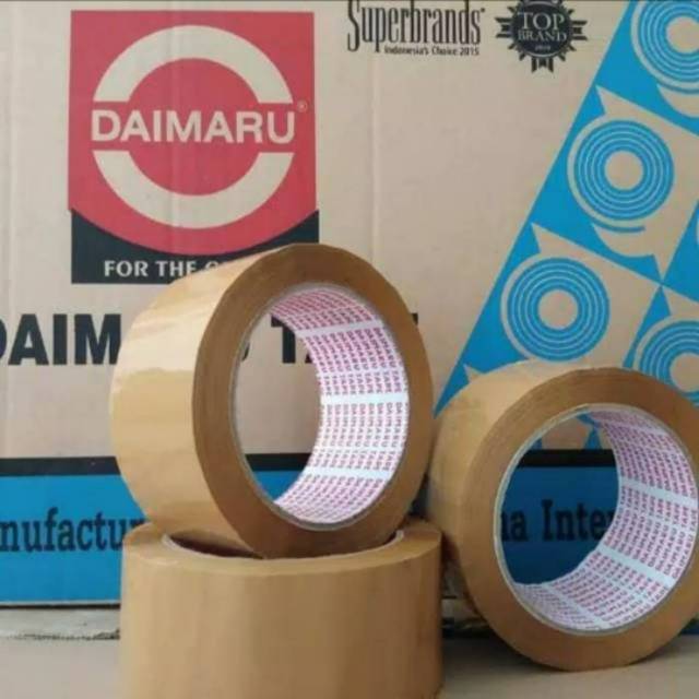 

PROMO !!! Lakban Daimaru 2 inch / 48mm x 90 yard COKLAT