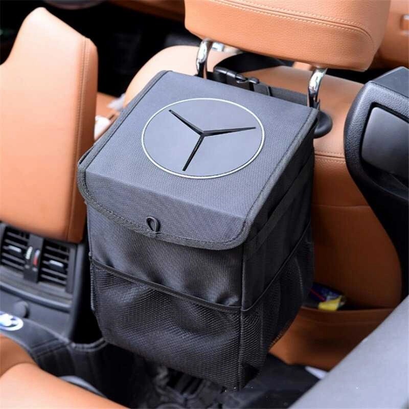 CAR TRASH BIN TEMPAT TONG SAMPAH MOBIL GANTUNG JOK KURSI WATERPROOF ANTI AIR 6L