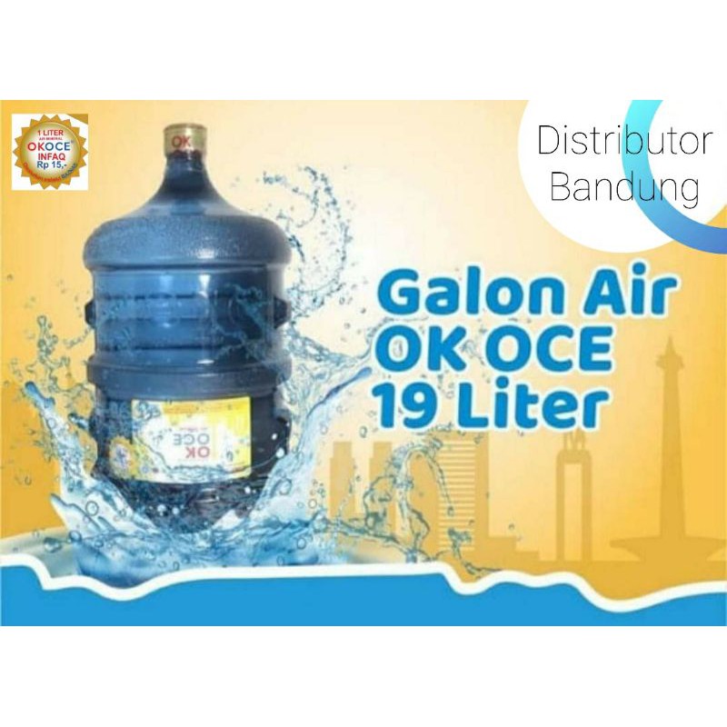 Air Mineral OK OCE Kemasan Galon