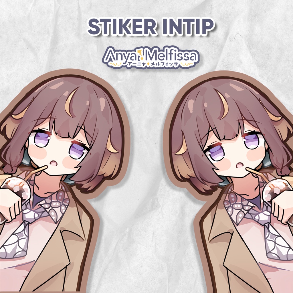 

Stiker Anya Melfissa Intip Samping Hololive Vtuber Anime Sticker Waterproof