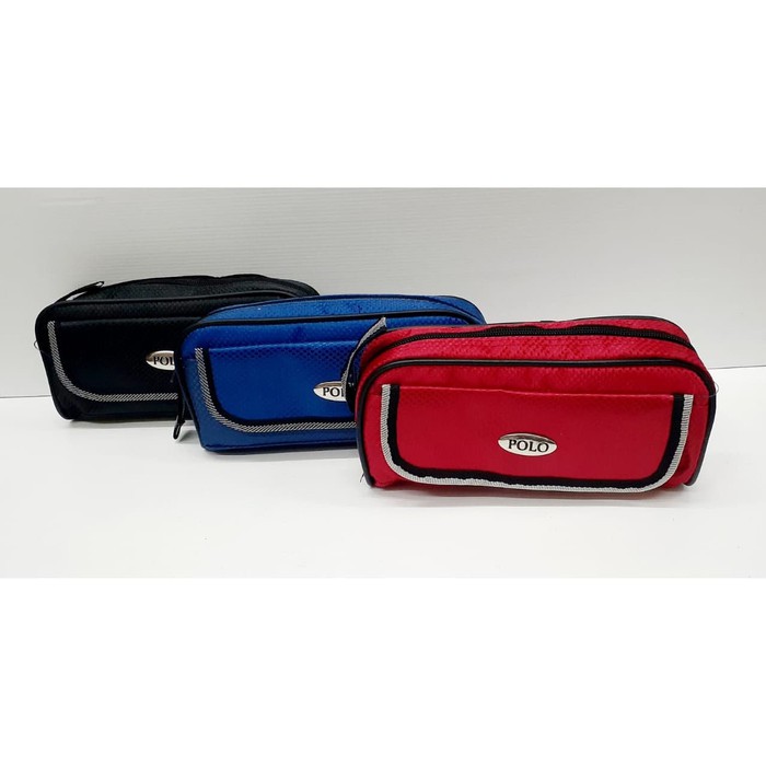 

TEMPAT / BOX PENSIL RESLETING POLO BESAR | PENCIL POUCH