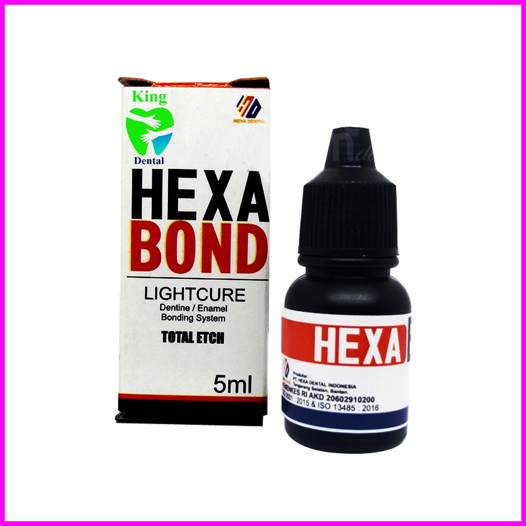Bonding Hexabond 5ml Hexadent Hexa Bond Bonding Resin Primer Komposit