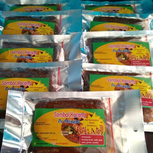 

De Mringinz sambal kacang sambel pecel bumbu kacang asli