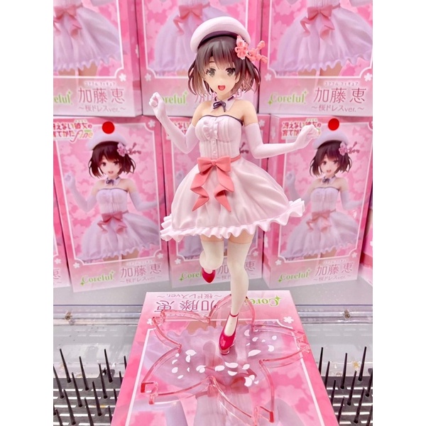 Taito Coreful Figure Saekano Megumi Kato Sakura Dress Ver.
